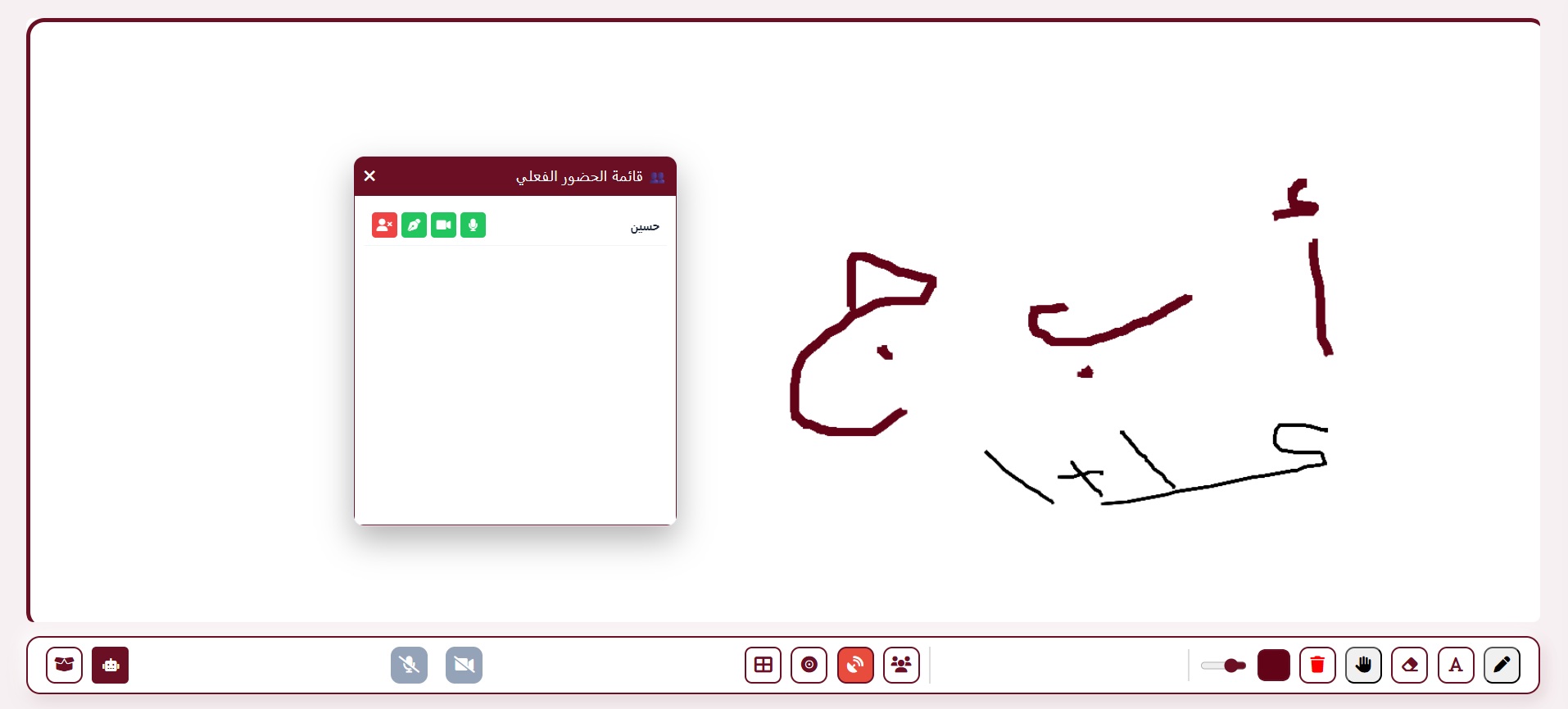 الغياب والحضور